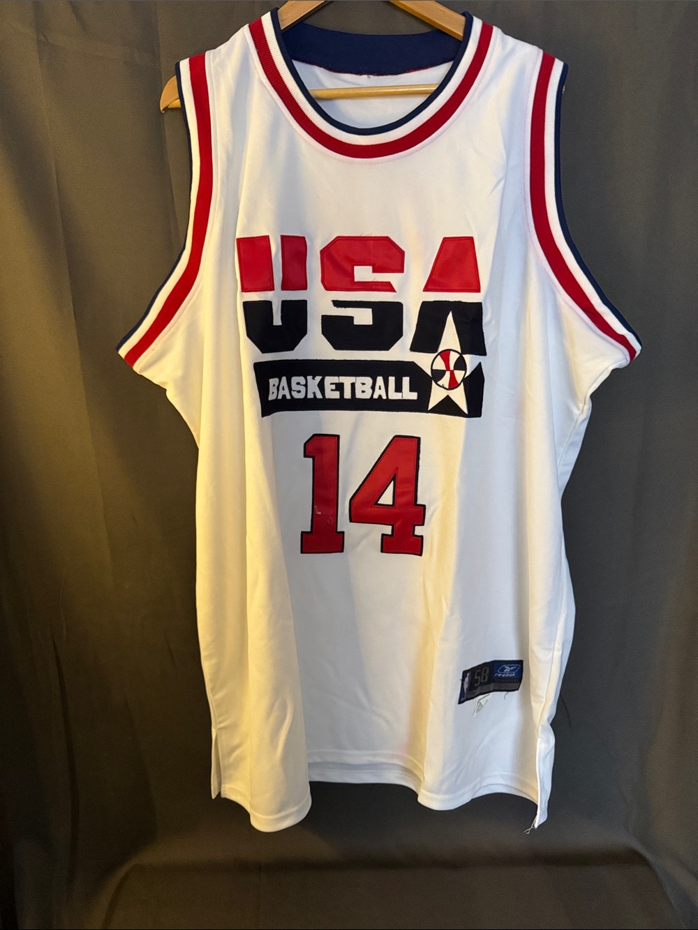 Original and vintage USA Basketball Charles Barkley Jersey - #14